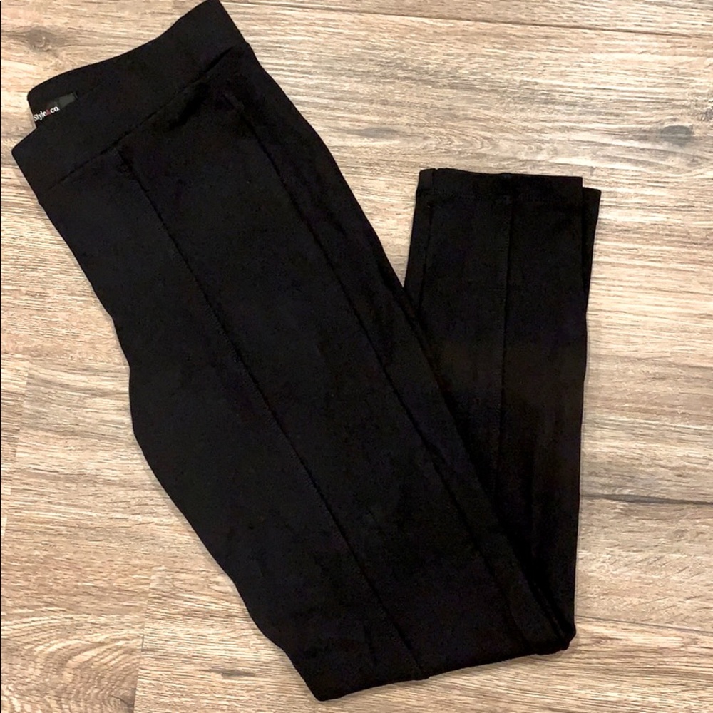Style &co Black Leggings